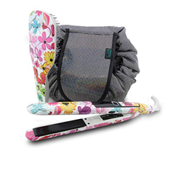 Plancha de cabello LIM HAIR PC 5.0 DIAMOND. Placas basculantes y oscilantes DIAMOND. Temperatura regulable hasta 230 ºC. Bolsa térmica (FLORES, PC 5.0 en oferta