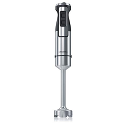Arendo - Batidora de mano de 1000 vatios de acero inoxidable - Cuchilla de cuatro hojas - Batidora de inmersión - Control de velocidad continuo - Botó en oferta