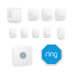 Kit de 11 piezas Ring Alarm de Amazon (2.ª generación) con sirena para exteriores: sistema de seguridad para el hogar con vigilancia asistida opcional características