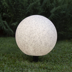 Lámpara de terraza Gardenlight, forma bola, Ø 30cm en oferta