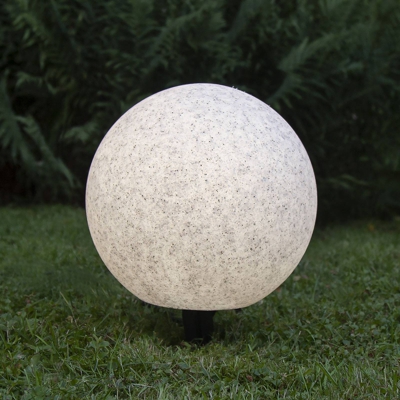 Lámpara de terraza Gardenlight, forma bola, Ø 30cm