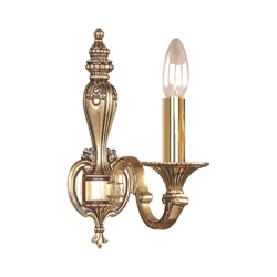 Lámpara de pared Tamesis clásica, oro envejecido precio