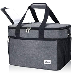 Voova Nevera Portatil Pequeña Plegable Tela , Bolsa Isotermica Impermeable De con Correa 30L, para Playa, Coche Viaje, Picnic, Camping, Comida precio