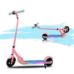 HST Patinete Eléctrico para Niños 4 a 12 Años, Motor 150W Scooter Kickscooter con Pantalla LCD Plegable hasta 15 km/h, 7" Ruedas en oferta