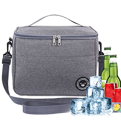 TOPPLAYER Térmica Plegable Bolso, Bolsa isotérmica Grande, Bolsa Nevera Playa Portatil, Bolsa Térmica Comida, Bolsa de Almuerzo Térmica Impermeable, B