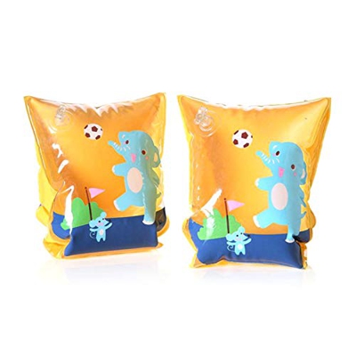 WUSHUN 1 par de manguitos de natación hinchables con diseño de caricatura, manguitos de natación, manguitos de entrenamiento de brazos, flotadores hin