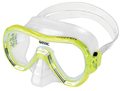 Seac Panarea, Máscara de buceo de vidrio templado, 2 tamaños disponibles características
