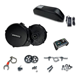 Bafang 36V 250/350 / 500W Bicicleta Eléctrica Motor Central BBS01B Kit de Conversión Motor Central con Batería de 36V 13/15.6/17.4/19.2 / 24Ah (Opcion precio