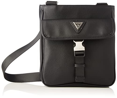 Guess Seguro, CERTOSA Backpack Hombres, Negro, Talla única