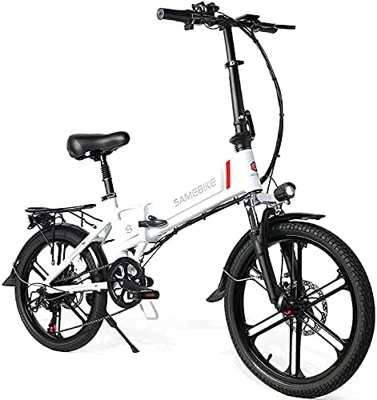 Samebike 20LVXD30-II versión de actualización 48 V 10.4AH Bicicleta eléctrica de 20 Pulgadas Rueda Plegable para Adultos