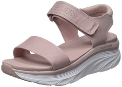 Skechers D'LUX Walker New Block, Sandalias Deportivas Mujer, Colorete, 35 EU en oferta