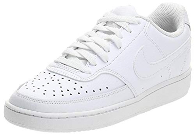 Nike Court Vision Low, Sneaker Mujer, White/White-White, 42 EU