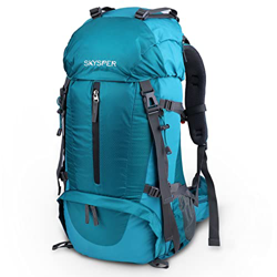 SKYSPER 50L Mochilas de Senderismo al aire libre Mochila de Senderismo Macutos Impermeable Ergonómica para Viajes Excursiones Acampadas Trekking (Ⅱ-la en oferta