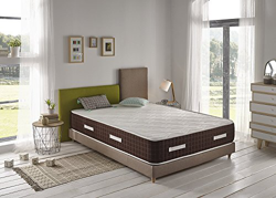 Hogar24.es-Colchón viscoelastico alta gama LUXURY VISCO 30, con tratamiento Sanitized, reversible invierno/verano - 150x190 en oferta