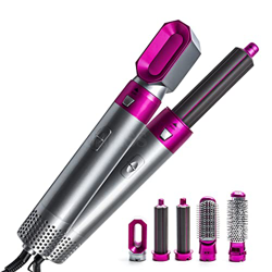 Moldeador de Pelo – Cepillo secador 5 en 1 – Cepillo Moldeador de Pelo – Multiestilo, Rizar, Ondular, Alisar y Dar Volumen (Rosa) en oferta