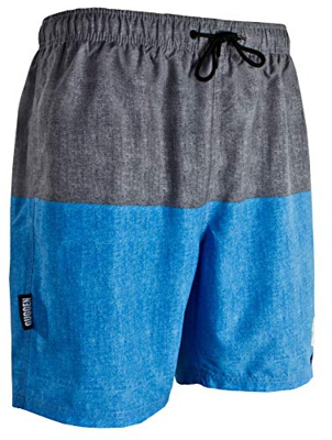 GUGGEN Banador de Natacion para Hombre Traje de Bano Color Azul M