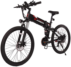 Fafrees K1 Bicicleta eléctrica plegable de 26 pulgadas, batería de 48 V/10 Ah, bicicleta de montaña eléctrica Pedelec Shimano 21, para hombre y mujer características