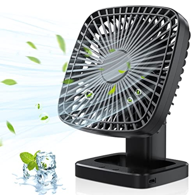 Ventilador de escritorio multifuncional, enfriador de aire móvil, bajo ruido y viento fuerte