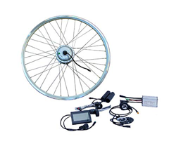 NCB Kit de conversión para bicicleta eléctrica de 20 pulgadas, rueda delantera plateada FWD 250 W, kit de disco + cable de freno V resistente al agua  en oferta