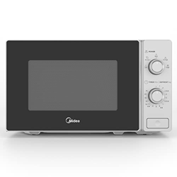 Midea Element MCM208MMSP - Microondas sin grill - 20L - 700W - 5 Niveles de Potencia - Descongelación por tiempo o peso - Cristal negro con marco Inox características