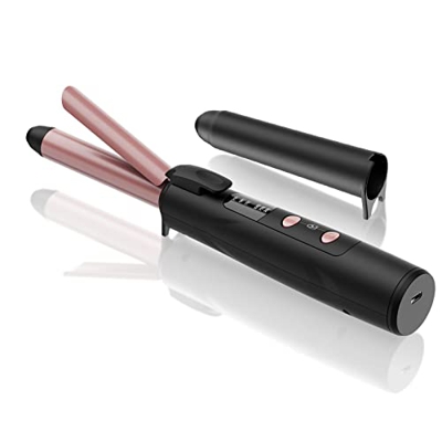 KEYNICE Rizador de Pelo inalámbrico,Rizadores de Pelo, Herramientas De Peinado De Cabello Rizado, Calentamiento Rápido Portátil de Rizador Pelo Ondas,