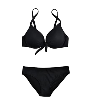 Bikini Bohemio para Mujer Conjunto de Dos Piezas Traje de baño Glitter Rhinestone Triángulo Traje de baño Flor Impreso XXS-L Traje de baño Diseño Ital