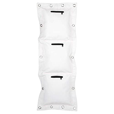 DAUERHAFT Bolsa de Arena vacía, Lona Pesada + Hebilla de Acero Resistente al Desgaste, Duradera, Color Beige Claro Wing Chun Wall Target, para Boxeo, 