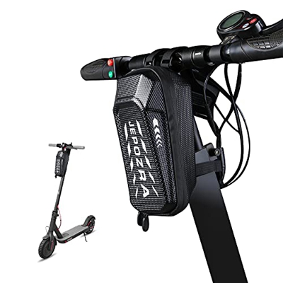 Mochila Patinete Electrico,Accesorios para Patinete Electrico,Bolsa Patinete de Manillar para Xiaomi Scooters Eléctricos, Bolsa Grande de Cáscara Dura
