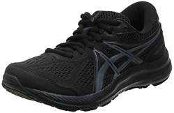Asics Gel-Contend 7, Road Running Shoe Mujer, Black/Carrier Grey, 39 EU características