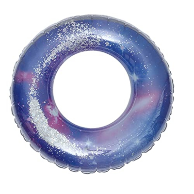 TOYANDONA 1 Pieza Inflable Flotadores de Piscina Anillos de Tubos de Natación Verano Estrellado Anillo de Natación Piscina Río Playa PVC Inflable Anil