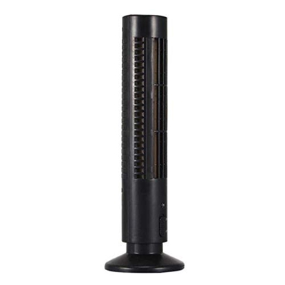 aixu Ventilador De Torre USB Mini Torre De Aire Acondicionado Sin Hojas Ventilador Pequeño Ventilador De Torre De Escritorio Negro