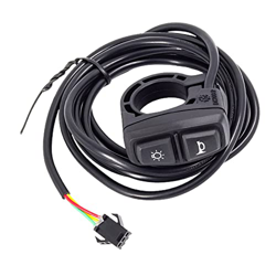 perfeclan Interruptor de luz y bocina de Bicicleta eléctrica 12V 24V 36V 48V Wuxing DK226 Impermeable Scooter Luz Delantera Bocina Interruptor de seña precio
