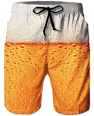 Goodstoworld Hombre Bañador Shorts 3D Playa Natacion Pantalon Corto Poliéster Secado Rápido Ligero Bermuda Moda Shorts XXL