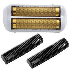 BESTBOMG Cuchilla de afeitar eléctrica compatible con Andis ProFoil, lámina de repuesto y cúter características