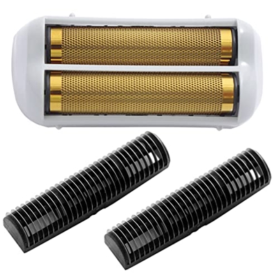 BESTBOMG Cuchilla de afeitar eléctrica compatible con Andis ProFoil, lámina de repuesto y cúter