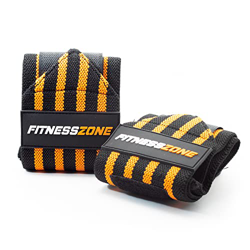 FitnessZone | Muñequeras Deportivas Elásticas con Costuras Reforzadas y Lazo de Pulgar | Protecciones para Fitness, Crossfit, Cross Training, Levantam en oferta