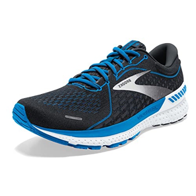 Brooks Adrenaline GTS 21, Zapatillas para Correr Hombre, Navy Stellar White, 42.5 EU