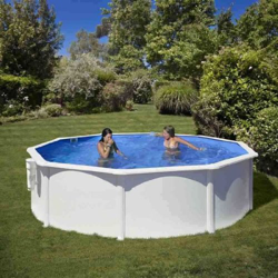 Gre M286756 - Piscina de Acero Blanco Redonda cies kitpr453e en oferta