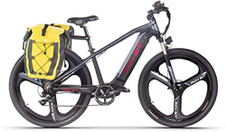RICHBIT-520 Bicicleta eléctrica, Bicicleta de montaña eléctrica para Adultos con Freno de Disco hidráulico de 29 '' con batería de Iones de Litio de 4 características