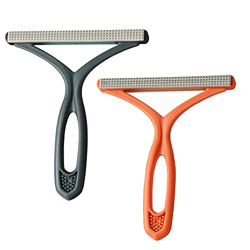 Ribiil 2 unidades de depilación manual de doble cara, reutilizables, de doble cara, para mascotas, depiladora rápida (naranja y azul) precio