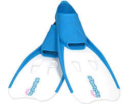 AQUAZON Aletas para niños Flipper, Aletas para bucear, Ideales para bucear con esnórquel, bucear o como Aletas de natación, Aletas para bucear con esn características