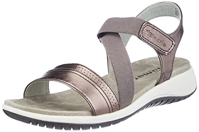 Tamaris 1-1-28389-26, Sandalia Mujer, Gris Peltre, 39 EU