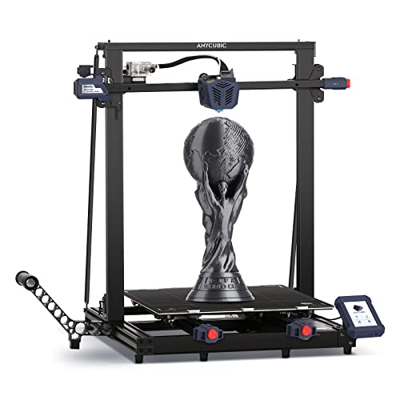 ANYCUBIC Kobra Max Impresora 3D, con eje Z dual y extrusor de alta precisión, tamaño de impresión de 400 x 400 x 450 mm, funciona con PLA/TPU/ABS/PETG