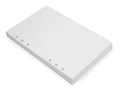 A5 Inserciones de Planificador de Carpetas de 6 Anillos - Repuestos de Papel En Blanco de Hojas Sueltas A5 Compatibles Con Filofax, 6 Agujeros, 200 Pá
