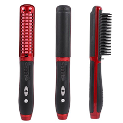 Cepillo alisador, Willdo Cuidado del cabello para calentar plancha de pelo Anión Calentamiento Styling (Rojo) precio