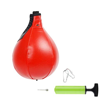 YuanDiann Bola De Boxeo Bola De Velocidad Pera Speedball Adultos Suspendida Saco De Boxeo Entrenamiento Físico Reflex Puching Ball Pelota De Boxeo Roj