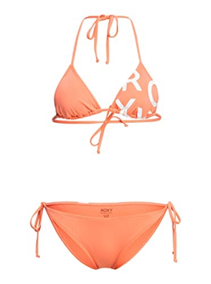 Roxy™ Beach Classics Tie Side - Conjunto de Bikini Triangular - Mujer - M - Rosa
