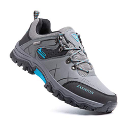 Zapatillas Trekking Hombre Antideslizantes Zapatos de Senderismo Transpirable Botas Montaña Bajas al Aire Libre 3 Gris 45 EU precio