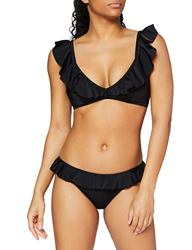 Iris & Lilly Am10am11 Conjunto de Bikini, Negro, 46 (3XL) precio