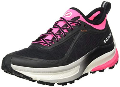 Scarpa Golden Gate ATR WMN, Zapatillas de Trail Running Mujer, Black-Pink Fluo ATRW i-Respond, 36 EU